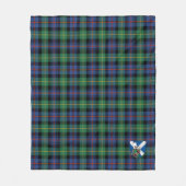 Scotts Farquharson Ancient Tartan Kariert Fleecedecke (Vorderseite)