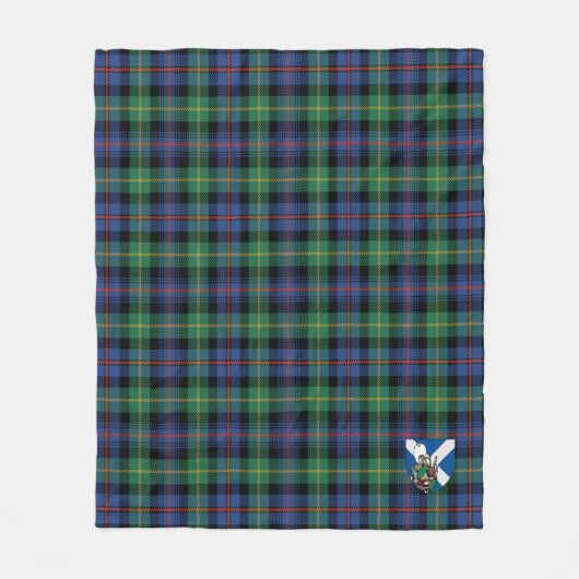 Scotts Farquharson Ancient Tartan Kariert Fleecedecke (Vorderseite)
