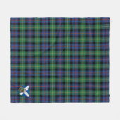 Scotts Farquharson Ancient Tartan Kariert Fleecedecke (Vorderseite (Horizontal))