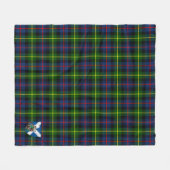 Scotts Farquharson Modern Tartan Kariert Fleecedecke (Vorderseite (Horizontal))