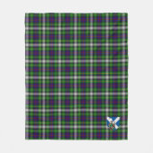 Scotts Farquharson Tartan Kariert Fleecedecke (Vorderseite)