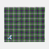 Scotts Farquharson Tartan Kariert Fleecedecke (Vorderseite (Horizontal))