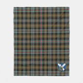 Scotts Farquharson Weathered Tartan Kariert Fleecedecke (Vorderseite)