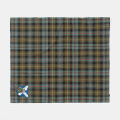 Scotts Farquharson Weathered Tartan Kariert Fleecedecke (Vorderseite (Horizontal))