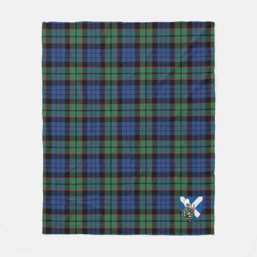 Scotts Fletcher Ancient Tartan Kariert Fleecedecke (Vorderseite)