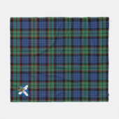 Scotts Fletcher Ancient Tartan Kariert Fleecedecke (Vorderseite (Horizontal))