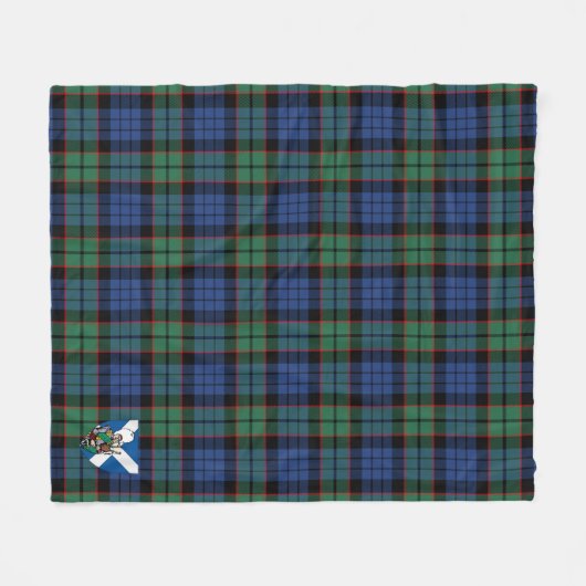 Scotts Fletcher Ancient Tartan Kariert Fleecedecke (Vorderseite (Horizontal))