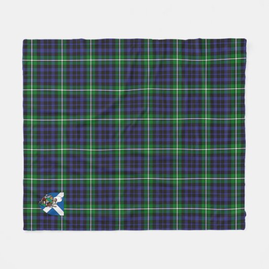 Scotts Forbes Lyon Court Tartan Kariert Fleecedecke