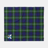 Scotts Forbes Modern Tartan Kariert Fleecedecke (Vorderseite (Horizontal))