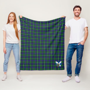 Scotts Forbes Tartan Kariert Fleecedecke