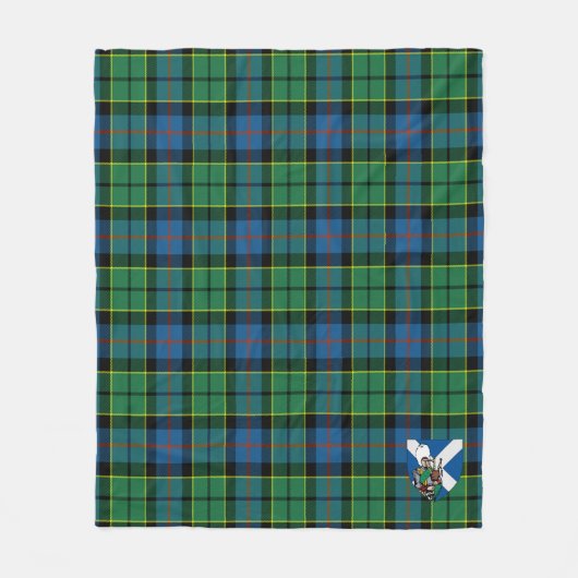 Scotts Forsyth Ancient Tartan Kariert Fleecedecke (Vorderseite)