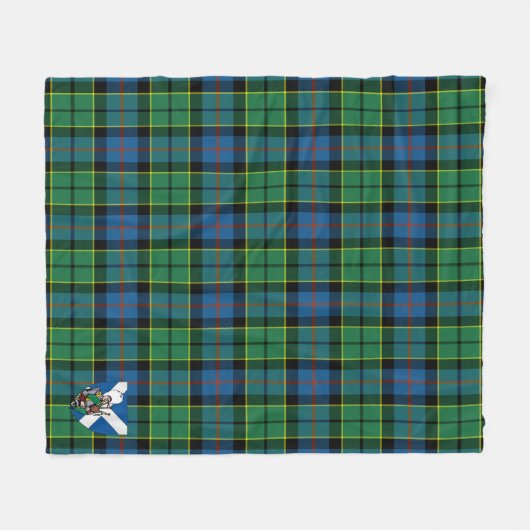 Scotts Forsyth Ancient Tartan Kariert Fleecedecke (Vorderseite (Horizontal))