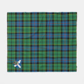 Scotts Forsyth Modern Tartan Kariert Fleecedecke (Vorderseite (Horizontal))