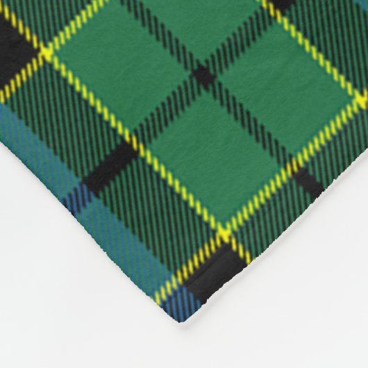 Scotts Forsyth Modern Tartan Kariert Fleecedecke (Ecke)