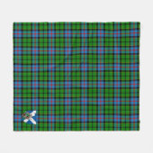 Scotts Forsyth Tartan Kariert Fleecedecke (Vorderseite (Horizontal))