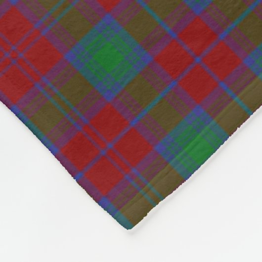 Scotts Fotheringham Tartan Kariert Fleecedecke (Ecke)