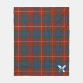 Scotts Fraser Ancient Tartan Kariert Fleecedecke (Vorderseite)
