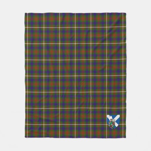 Scotts Fraser Hunting Tartan Kariert Fleecedecke (Vorderseite)