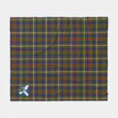 Scotts Fraser Hunting Tartan Kariert Fleecedecke (Vorderseite (Horizontal))