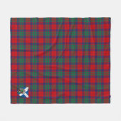 Scotts Fraser von Alreifen Tartan Kariert Fleecedecke (Vorderseite (Horizontal))