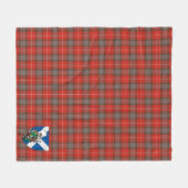 Scotts Fraser Weathered Tartan Kariert Fleecedecke (Vorderseite (Horizontal))