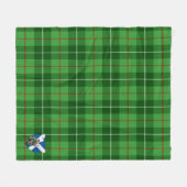 Scotts Galloway District Tartan Kariert Fleecedecke (Vorderseite (Horizontal))