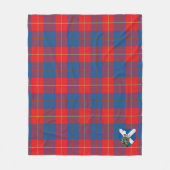 Scotts Galloway Tartan Kariert Fleecedecke (Vorderseite)