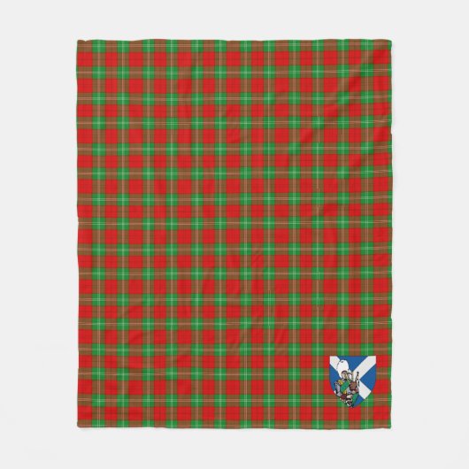 Scotts Gartshore Tartan Kariert Fleecedecke (Vorderseite)