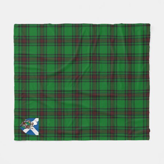 Scotts Ged Tartan Kariert Fleecedecke (Vorderseite (Horizontal))