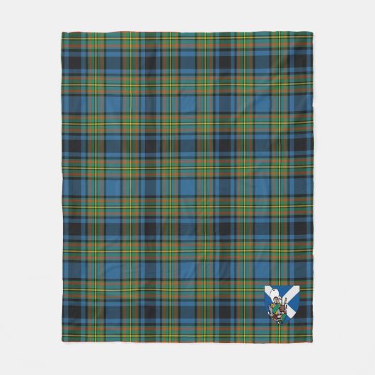 Scotts Gillies Ancient Tartan Kariert Fleecedecke (Vorderseite)