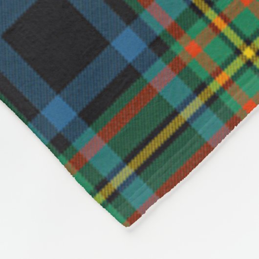 Scotts Gillies Ancient Tartan Kariert Fleecedecke (Ecke)