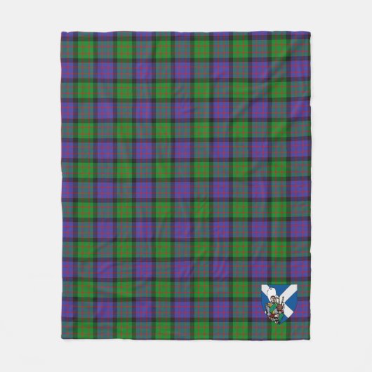 Scotts Gillon Tartan Kariert Fleecedecke (Vorderseite)