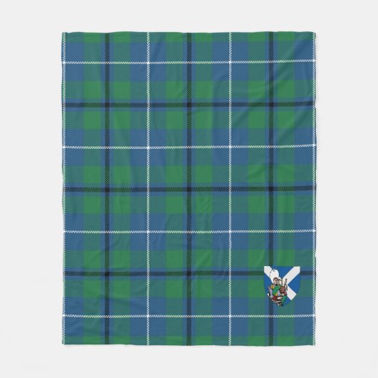 Scotts Glen Ancient Tartan Kariert Fleecedecke (Vorderseite)