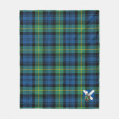 Scotts Gordon Ancient Tartan Kariert Fleecedecke (Vorderseite)