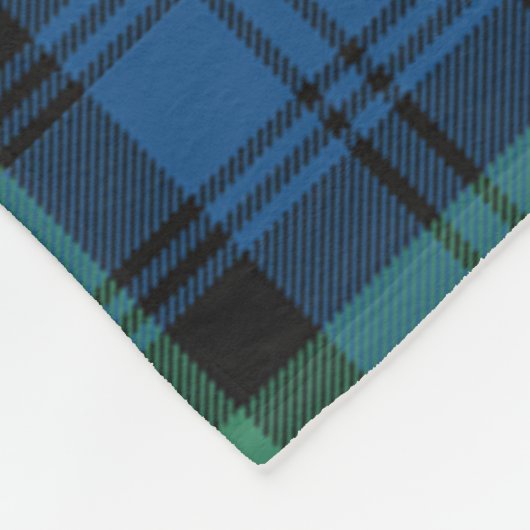 Scotts Gordon Ancient Tartan Kariert Fleecedecke (Ecke)