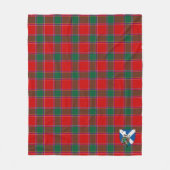Scotts Gordon von Abergeldie Tartan Kariert Fleecedecke (Vorderseite)