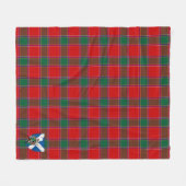 Scotts Gordon von Abergeldie Tartan Kariert Fleecedecke (Vorderseite (Horizontal))