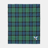 Scotts Graham of Menteith Ancient Tartan Kariert Fleecedecke (Vorderseite)
