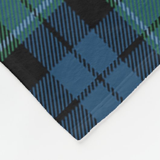 Scotts Graham of Menteith Ancient Tartan Kariert Fleecedecke (Ecke)