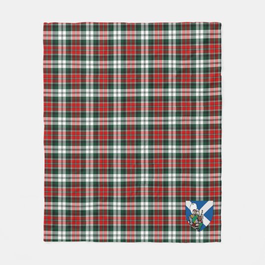 Scotts Graham Tartan Kariert Fleecedecke (Vorderseite)