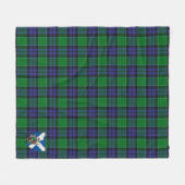 Scotts Graham von Menteith Tartan Kariert Fleecedecke (Vorderseite (Horizontal))