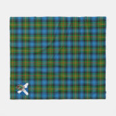 Scotts Grant Hunting Tartan Kariert Fleecedecke (Vorderseite (Horizontal))