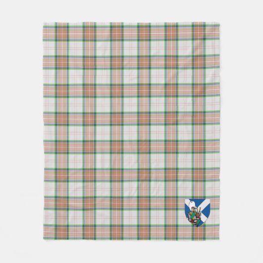 Scotts Grant von Auchnarrow Tartan Kariert Fleecedecke (Vorderseite)