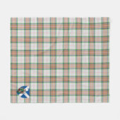 Scotts Grant von Auchnarrow Tartan Kariert Fleecedecke (Vorderseite (Horizontal))