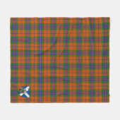 Scotts Grant von Edinchat Tartan Kariert Fleecedecke (Vorderseite (Horizontal))