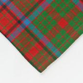 Scotts Grant von Monymusk Tartan Kariert Fleecedecke (Ecke)