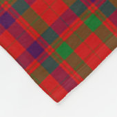 Scotts Grant von Rothiemurchus Tartan Kariert Fleecedecke (Ecke)