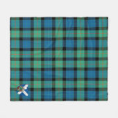 Scotts Gunn Ancient Tartan Kariert Fleecedecke (Vorderseite (Horizontal))