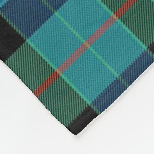 Scotts Gunn Ancient Tartan Kariert Fleecedecke (Ecke)