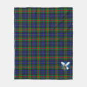 Scotts Gunn Tartan Kariert Fleecedecke (Vorderseite)